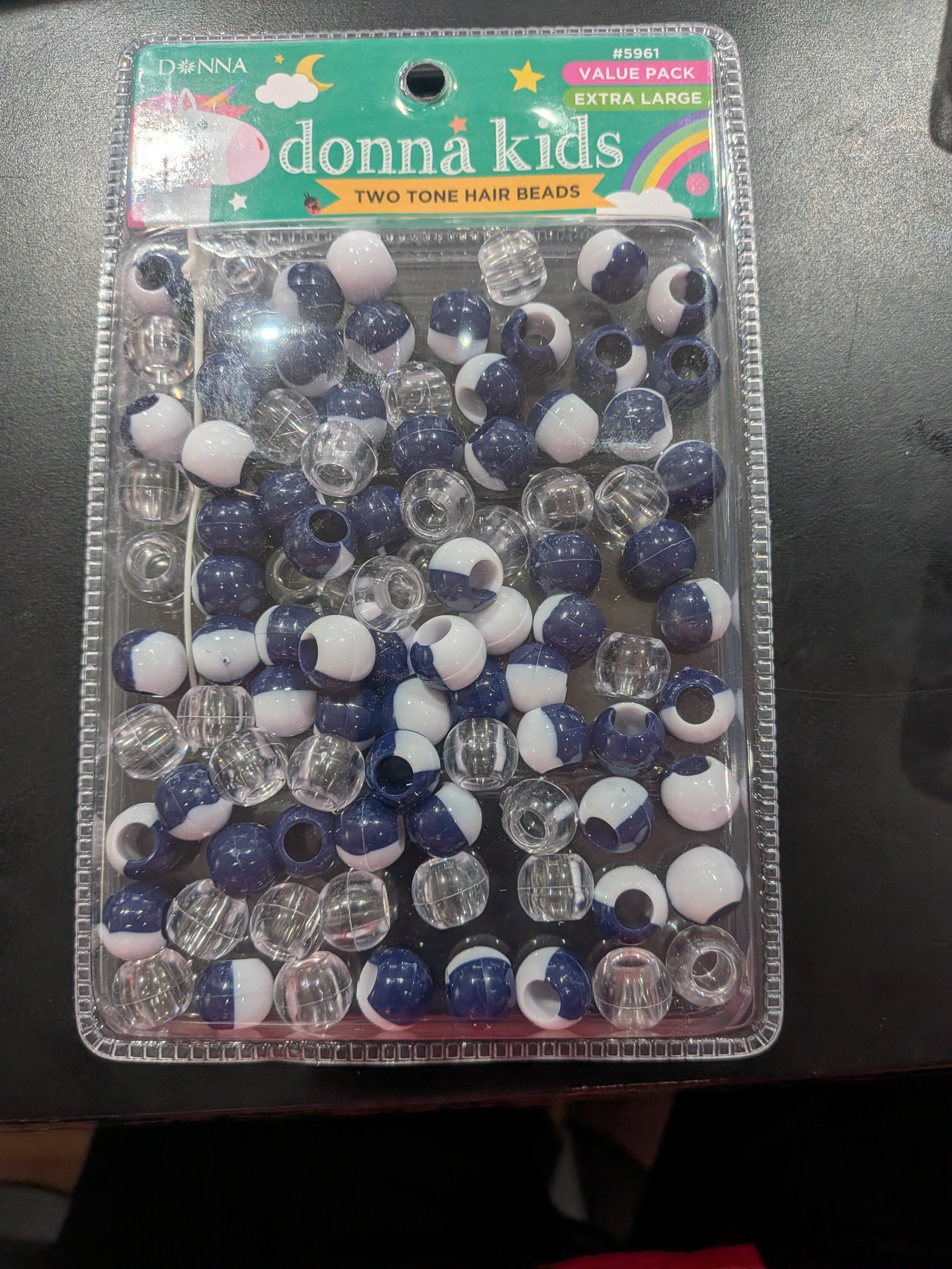 Donna Kids Two Tone Hair Beads
