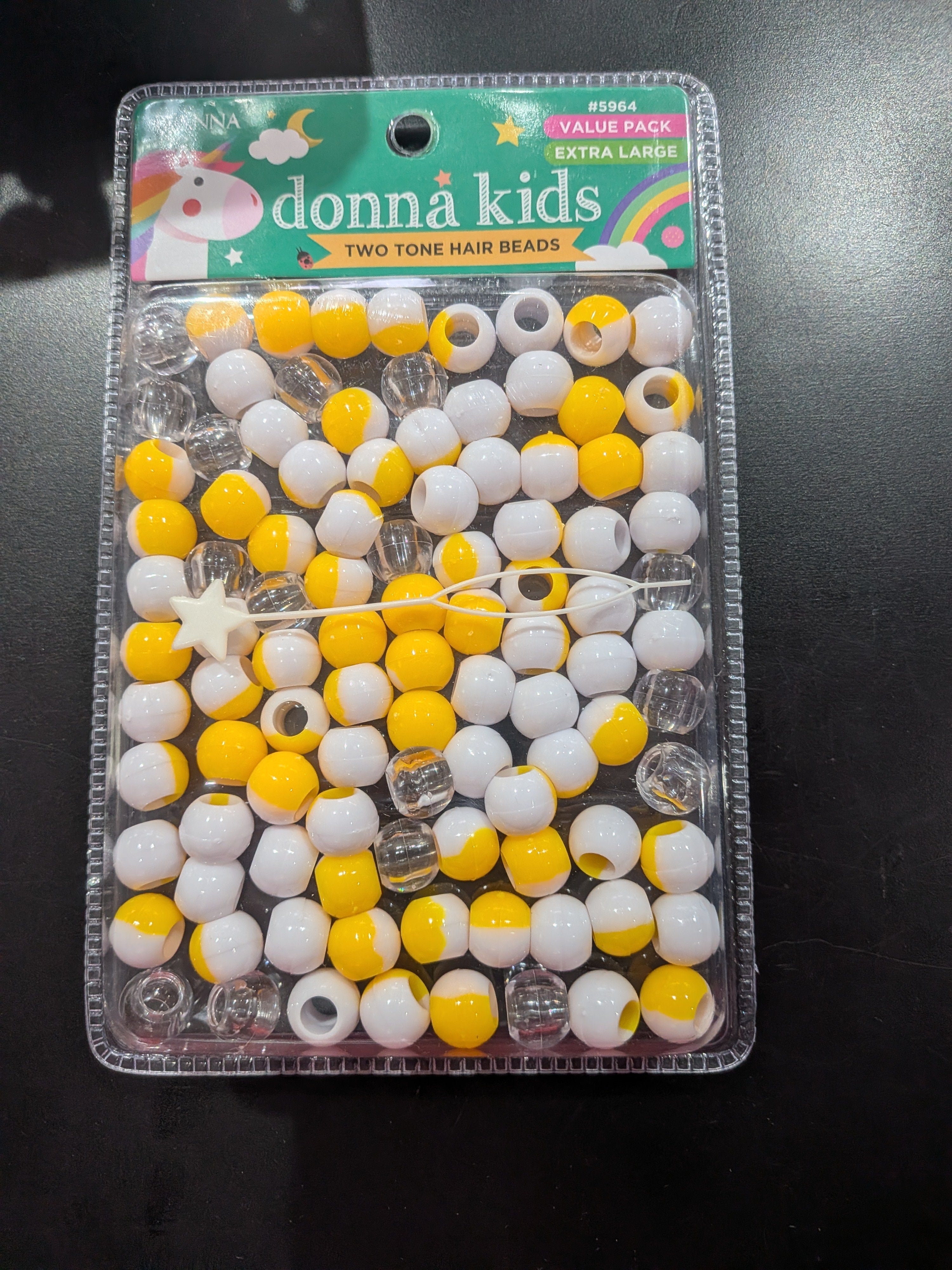 Donna Kids Two Tone Hair Beads