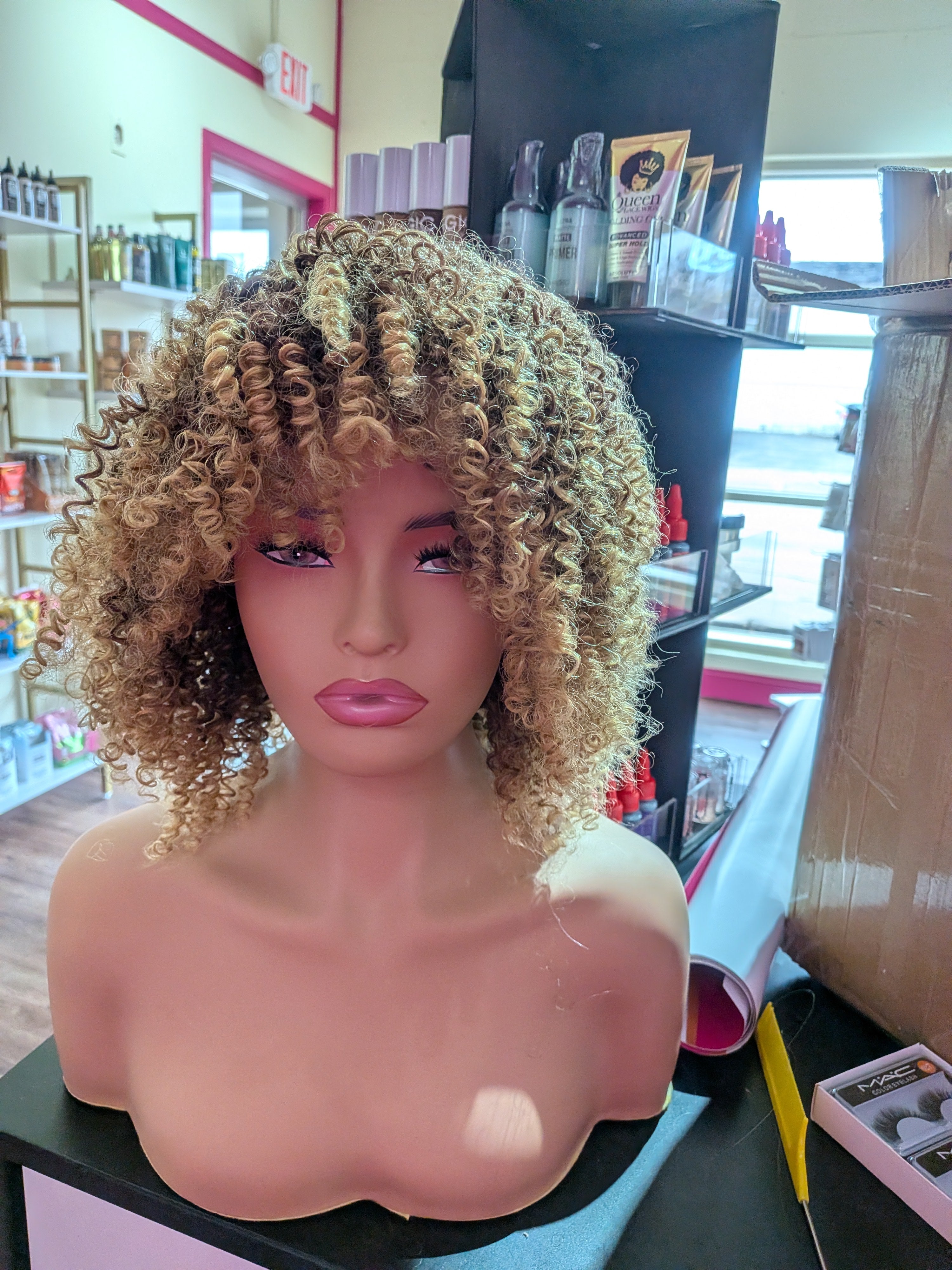 Curly Blonde Wig