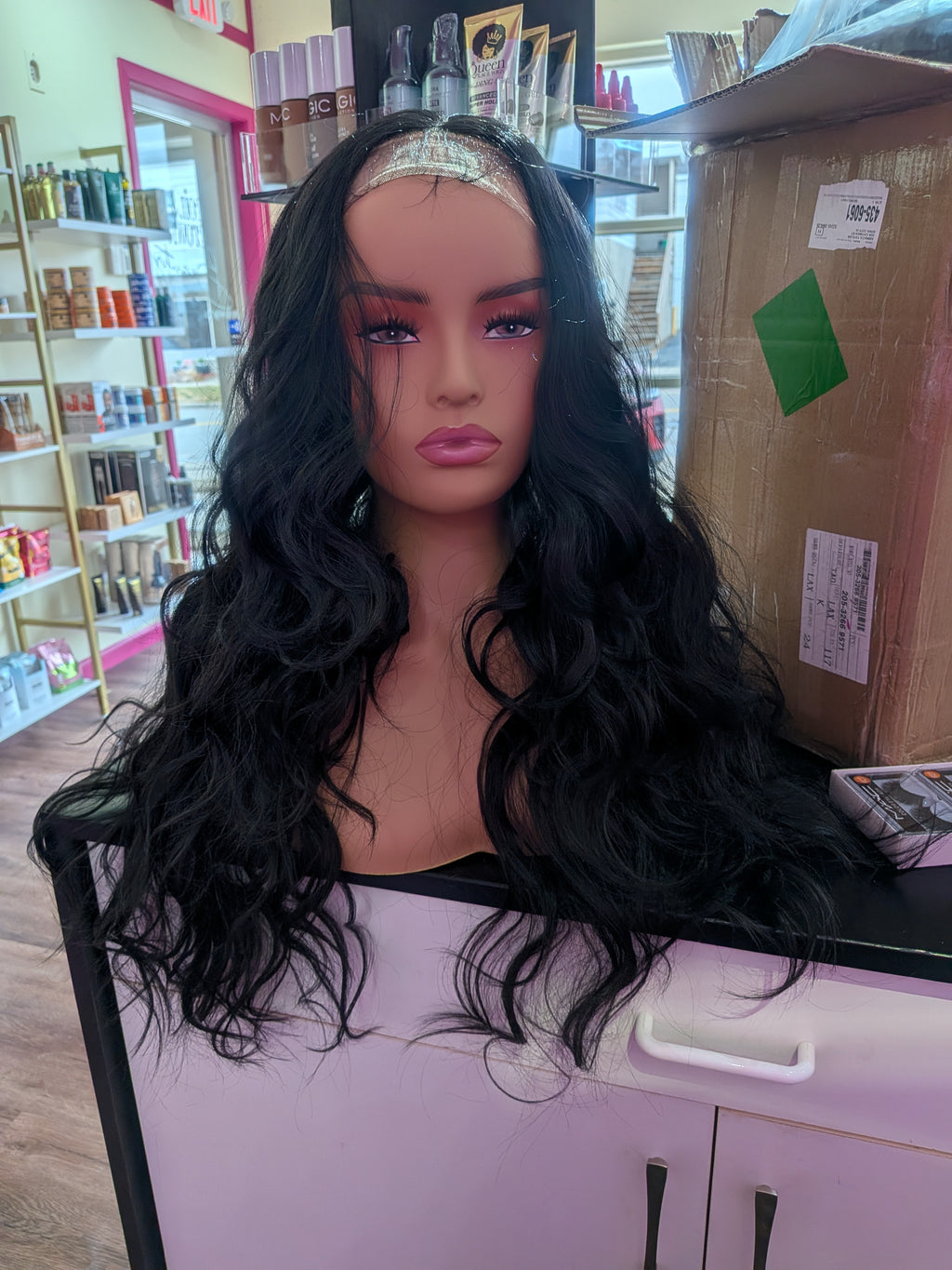 Long Wavy Black Hair Wig