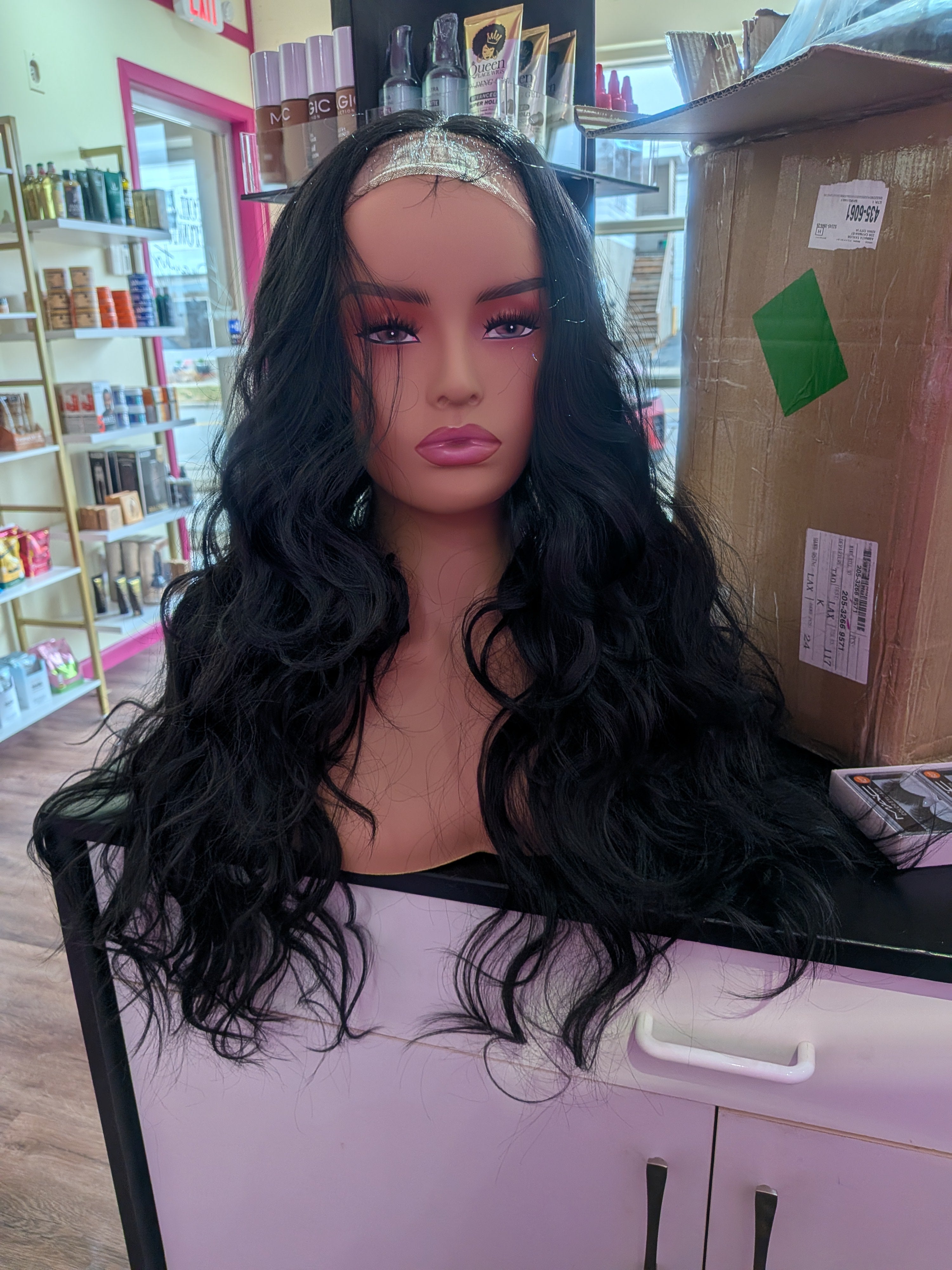 Long Wavy Black Hair Wig