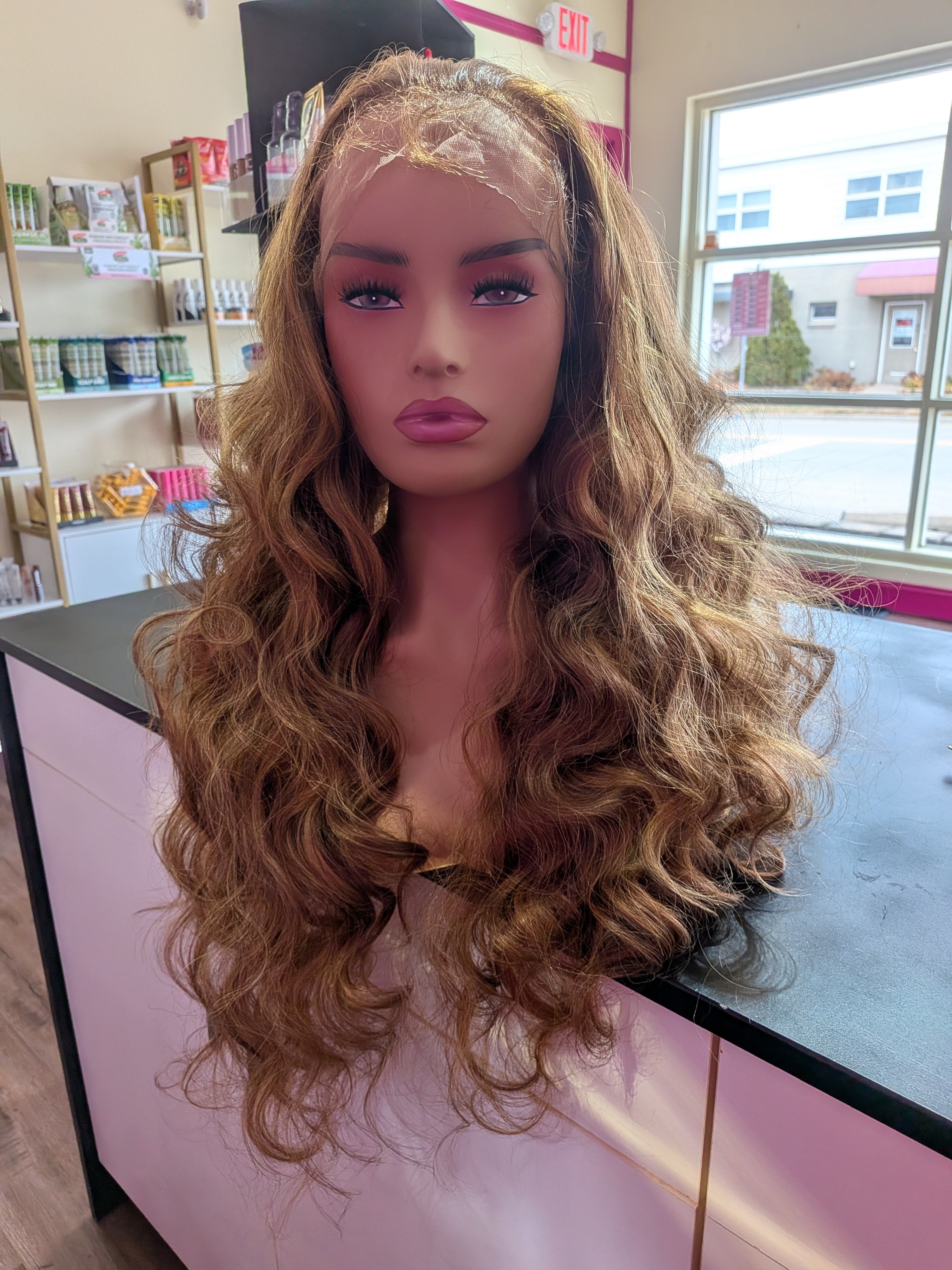 Wavy Brown Lace Front Wig