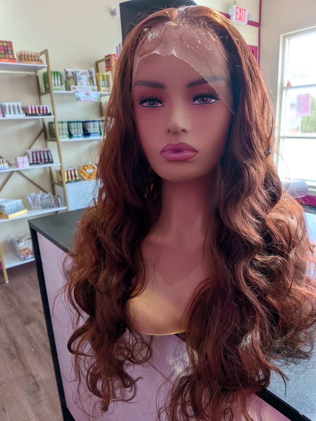 Curly Brown Lace Front Wig