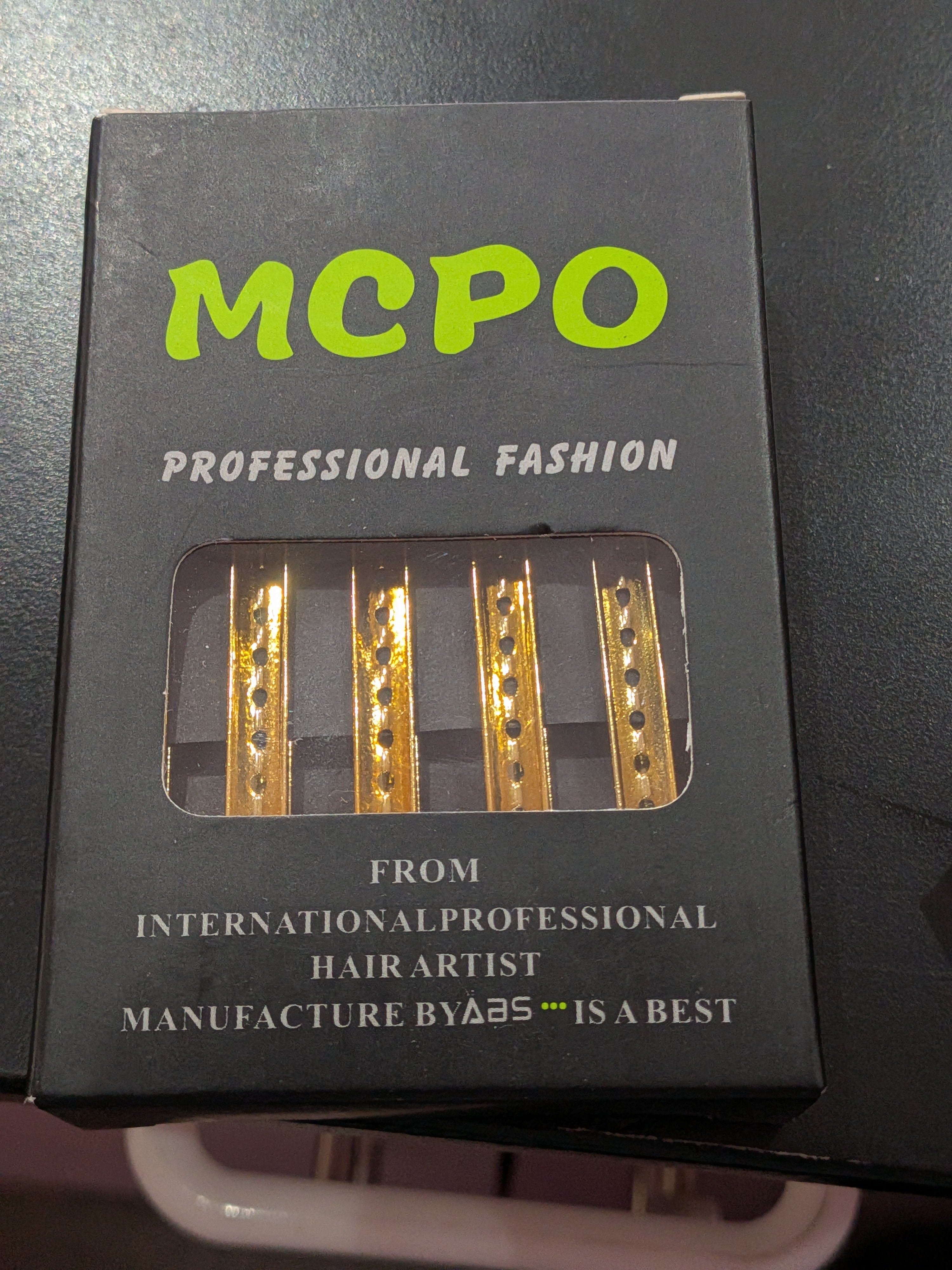 MCPO Gold Hair Clips