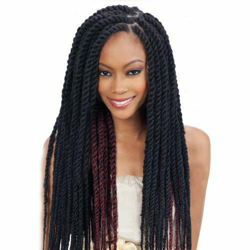 FreeTress Braids Cuban Twist Synthetic Hair 16 1B