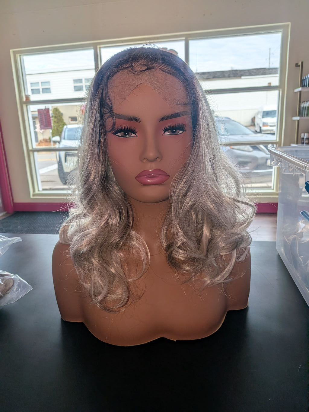 Wavy Ombre Lace Front Wig
