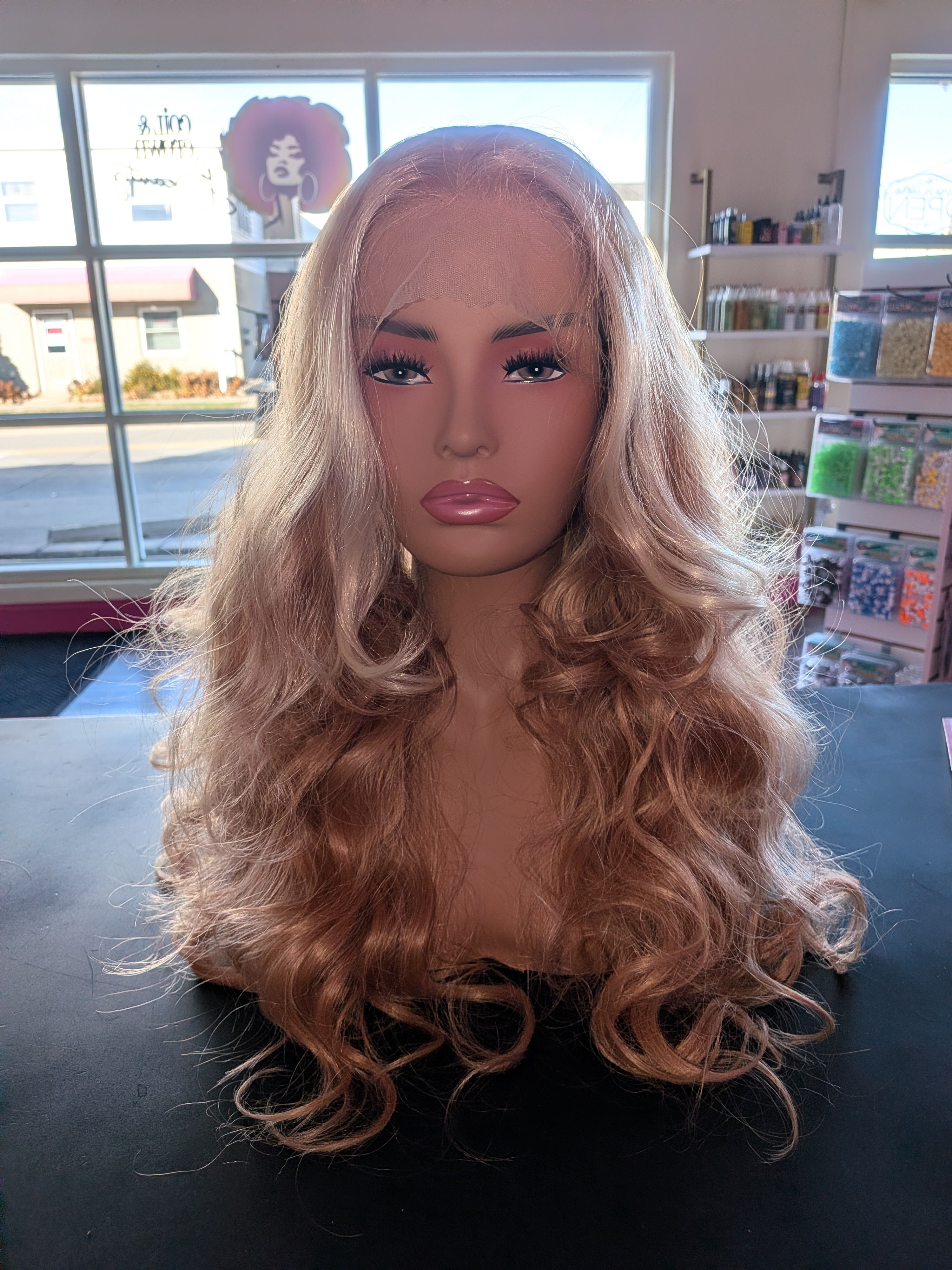 Blonde Wavy Lace Front Wig