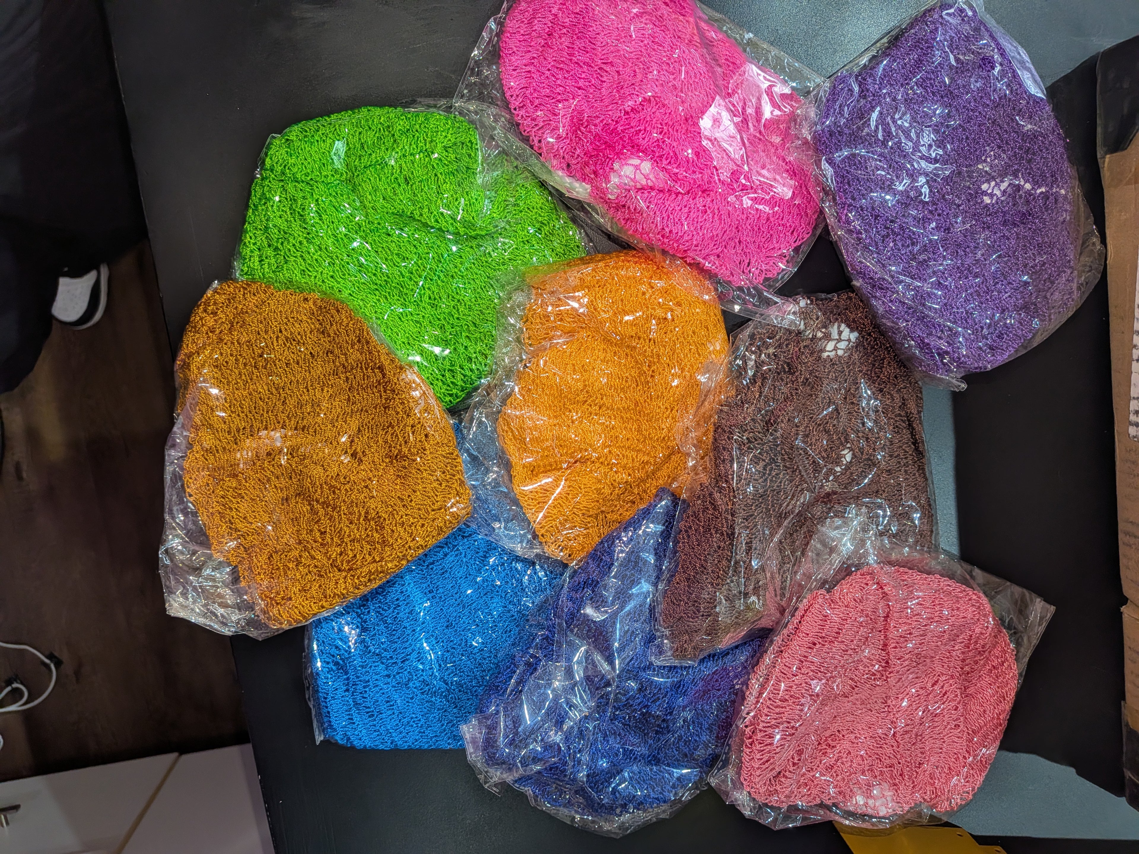 3pack African Exfoliating Net Sponge