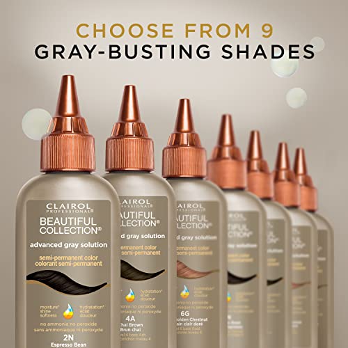 Clairol Advanced Gray Solutions Light Golden Chestnut, 0.21 Oz, Pack of 1