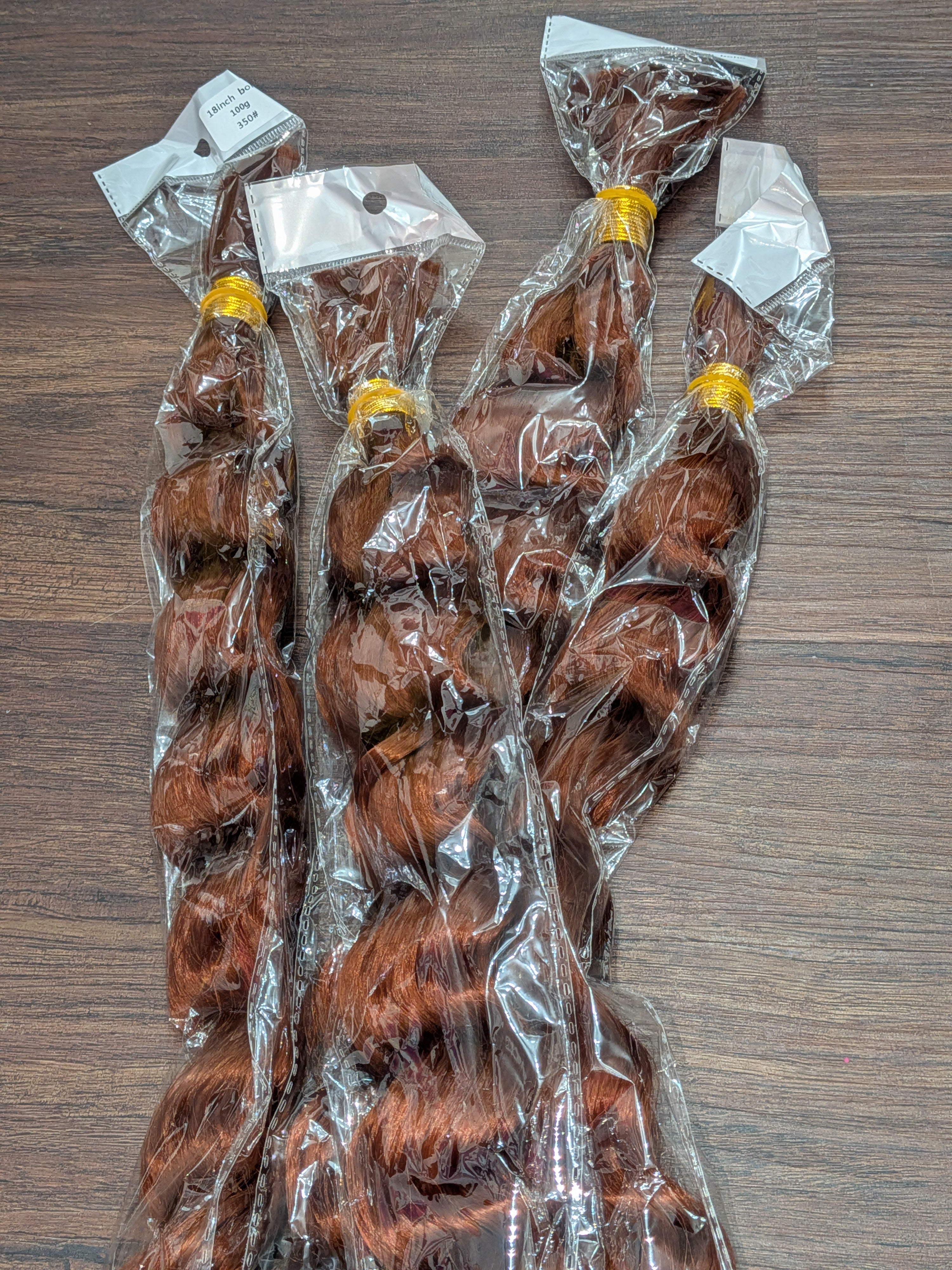 Auburn Synthetic Hair Extensions #350