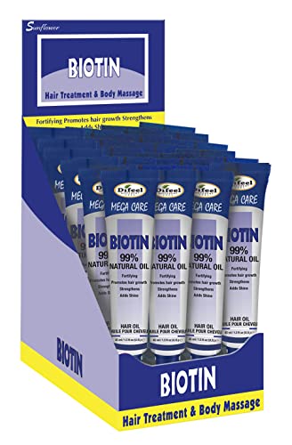 Difeel Mega Care Biotin Oil, 1.50 Fl Oz, Pack of 3
