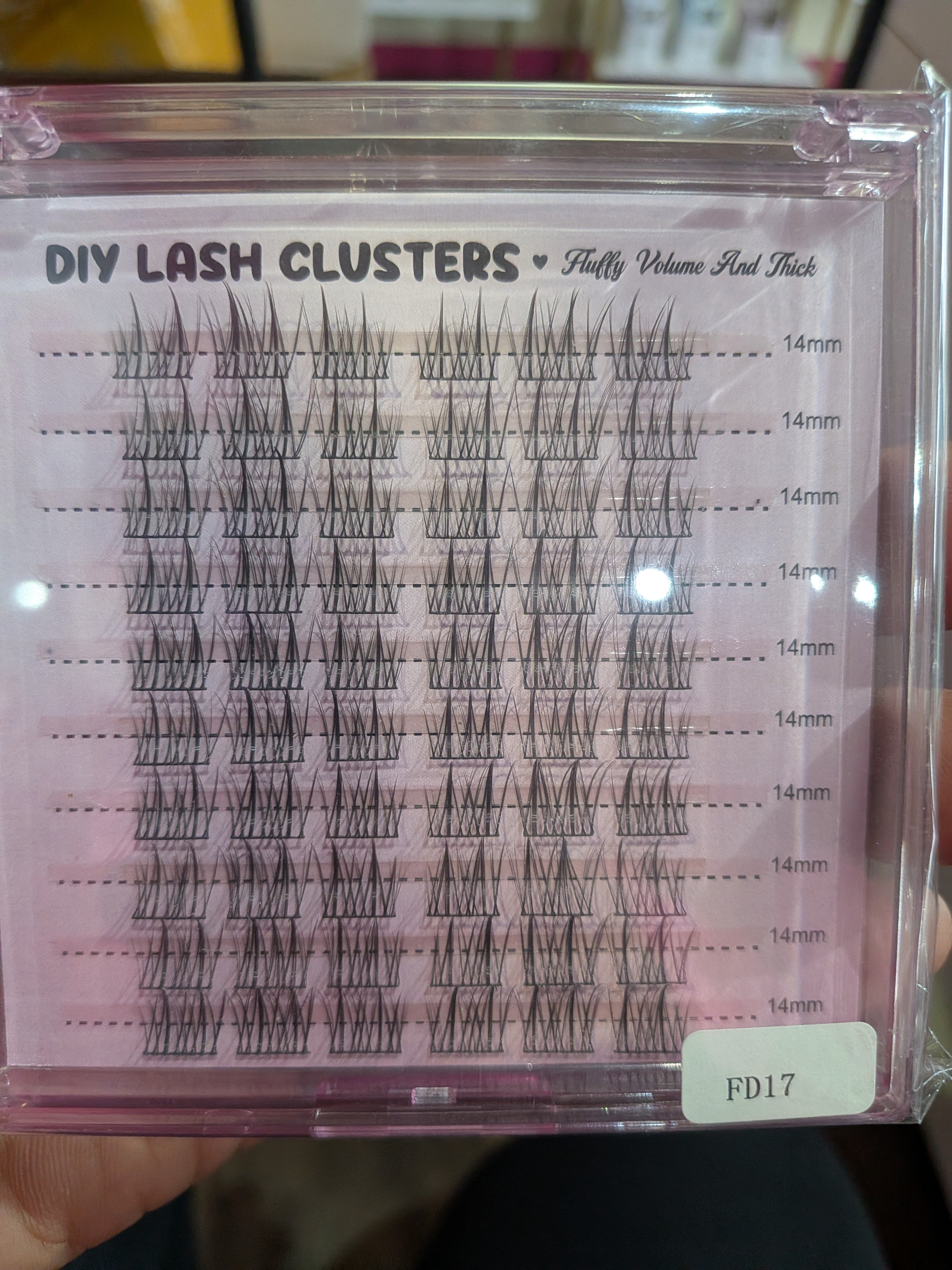 DIY Fluffy Lash Clusters 14mm