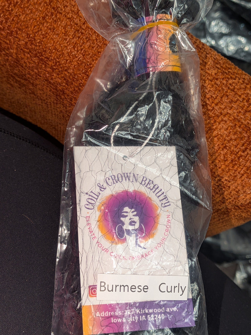 Coil & Crown Burmese Curly Hair 24"