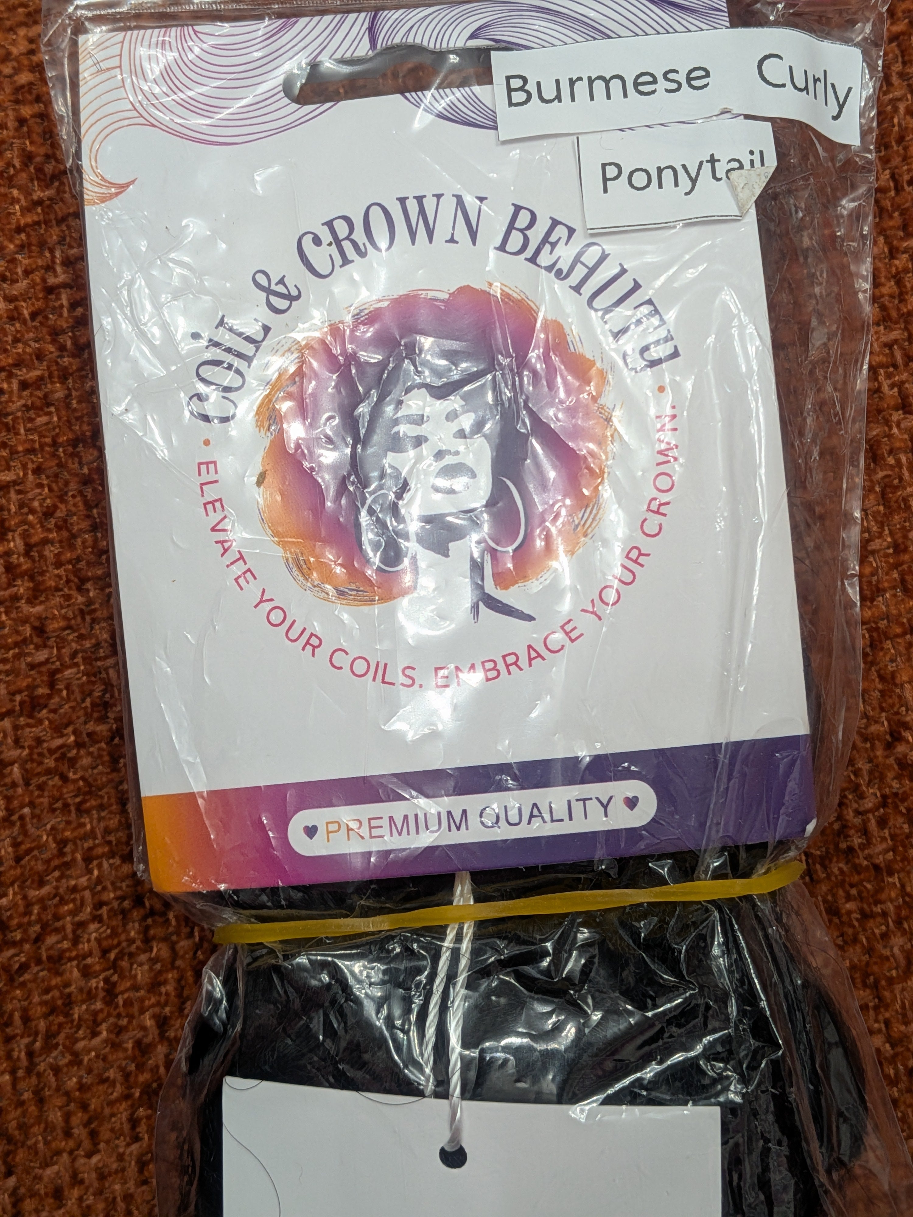 Coil & Crown Burmese Curly Ponytail 16"