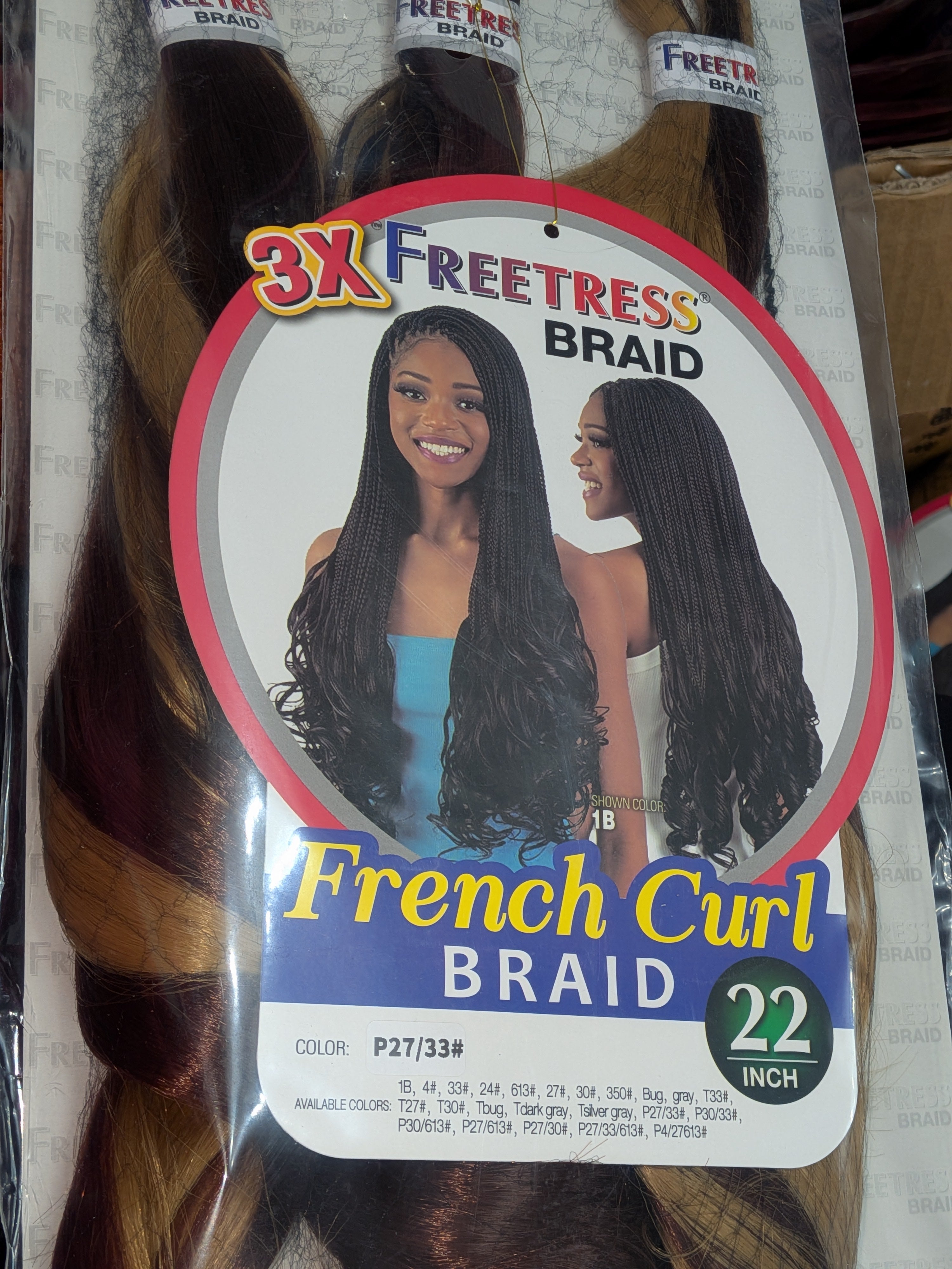 Freetress French Curl Braid 22" p27/33