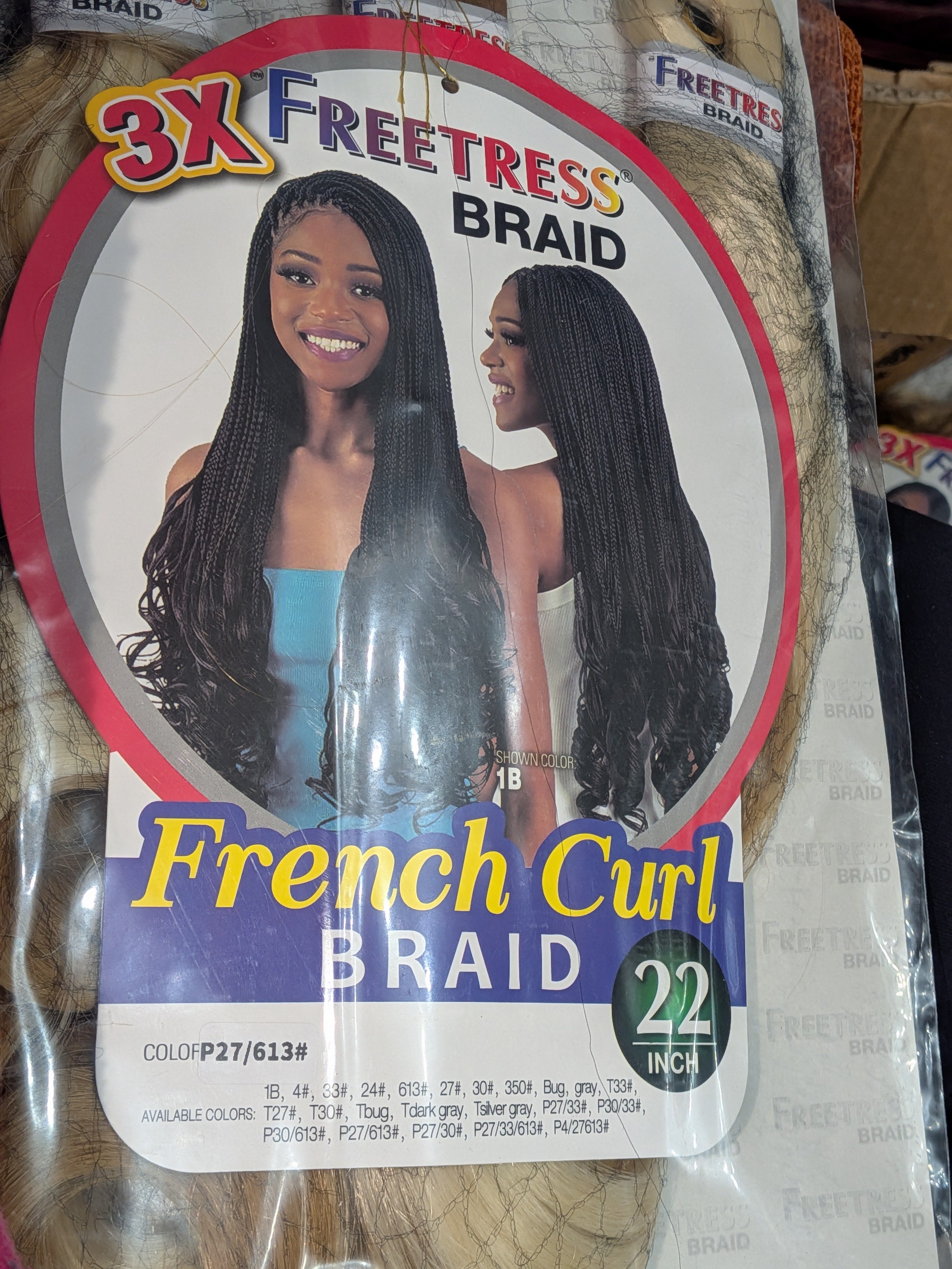 Freetress French Curl Braid 22" p27/613