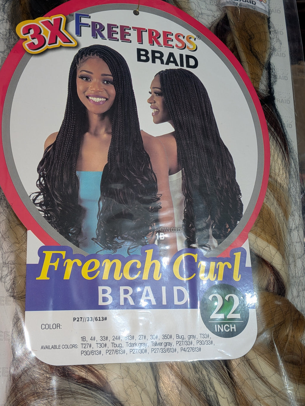 Freetress French Curl Braid 22" p27/33/613