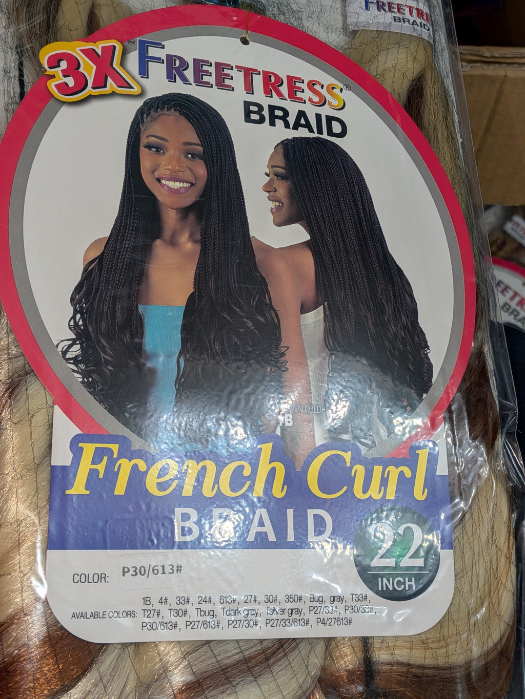 Freetress 3X French Curl Braid p30/613