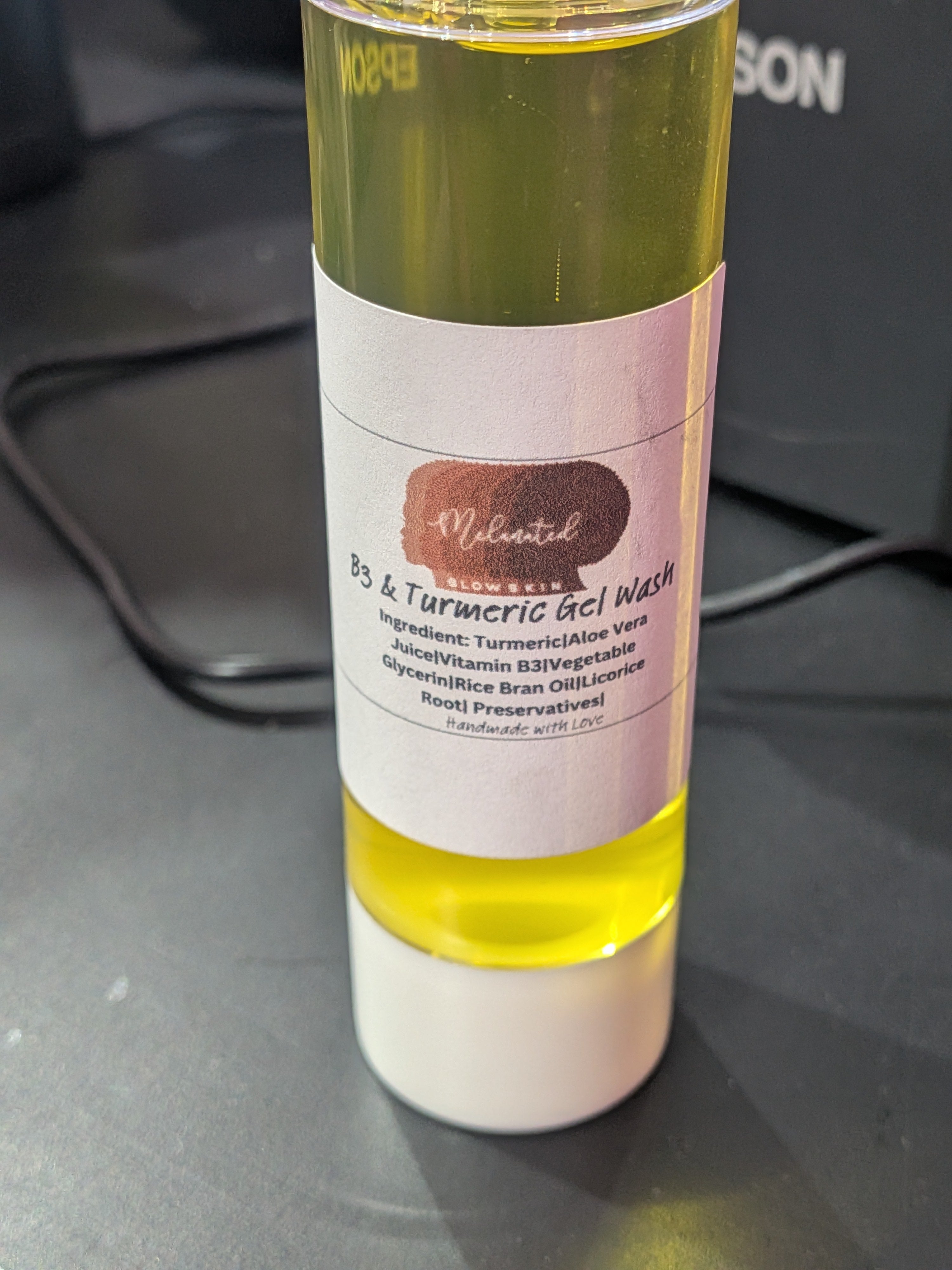 Melanated  B3 & Turmeric Gel Wash