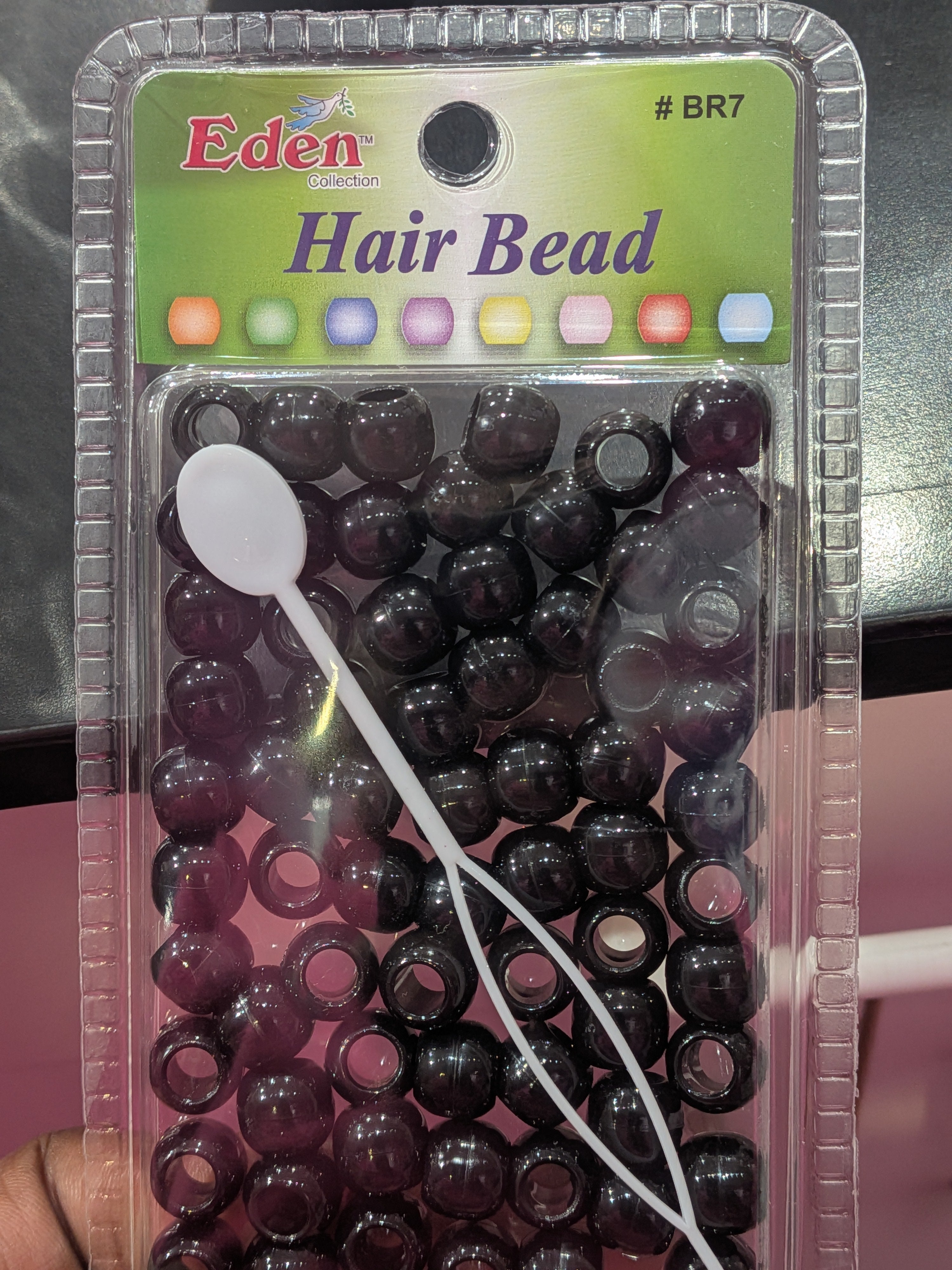 Eden Collection Hair Beads black