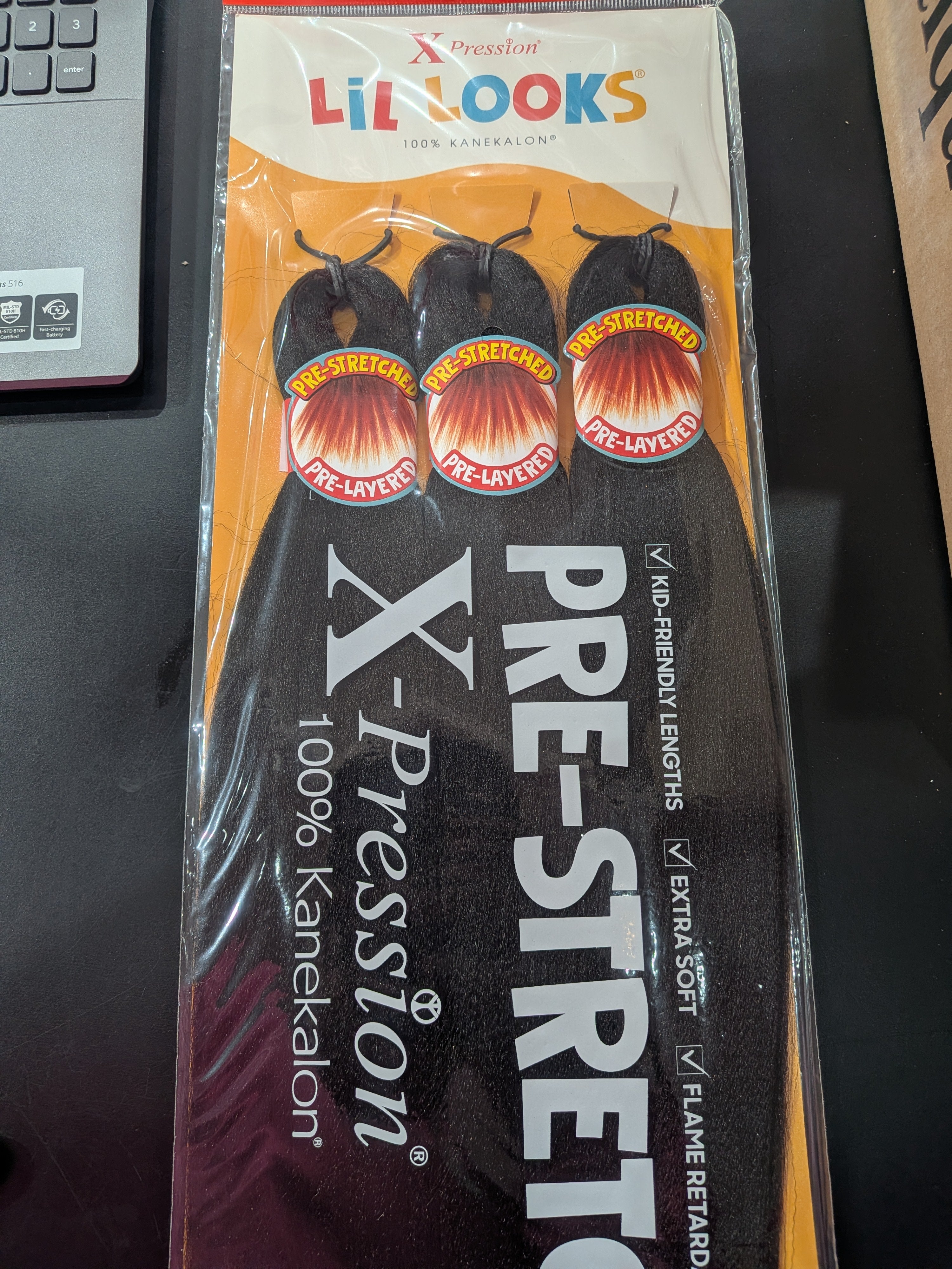 X-Pression Lil Looks Pre-Stretched Hair #4