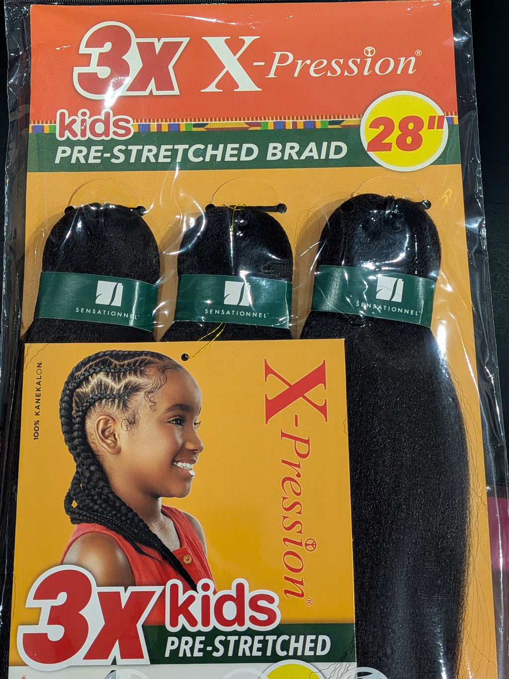 X-Pression Kids Pre-Stretched Braids #4
