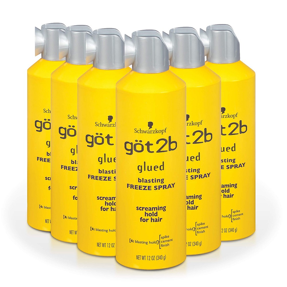 Schwarzkopf Got2b Glued Blasting Freeze Spray, 12 OZ