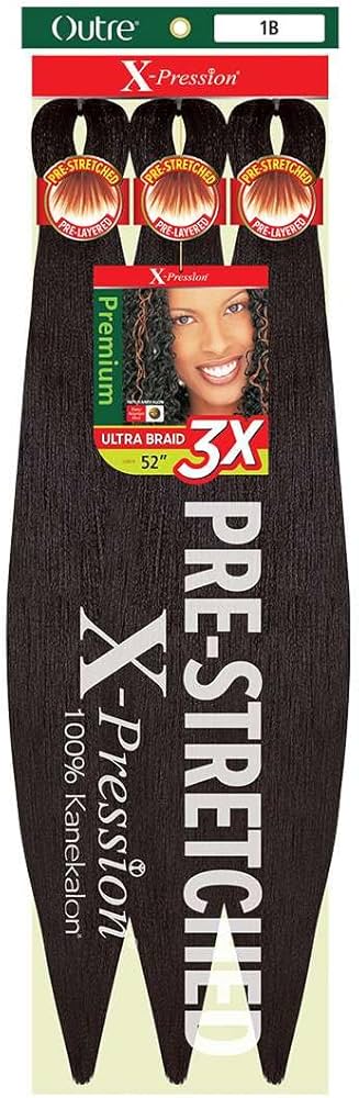 Outre X-Pression Pre-Stretched Braid 52, 1-Pack BU