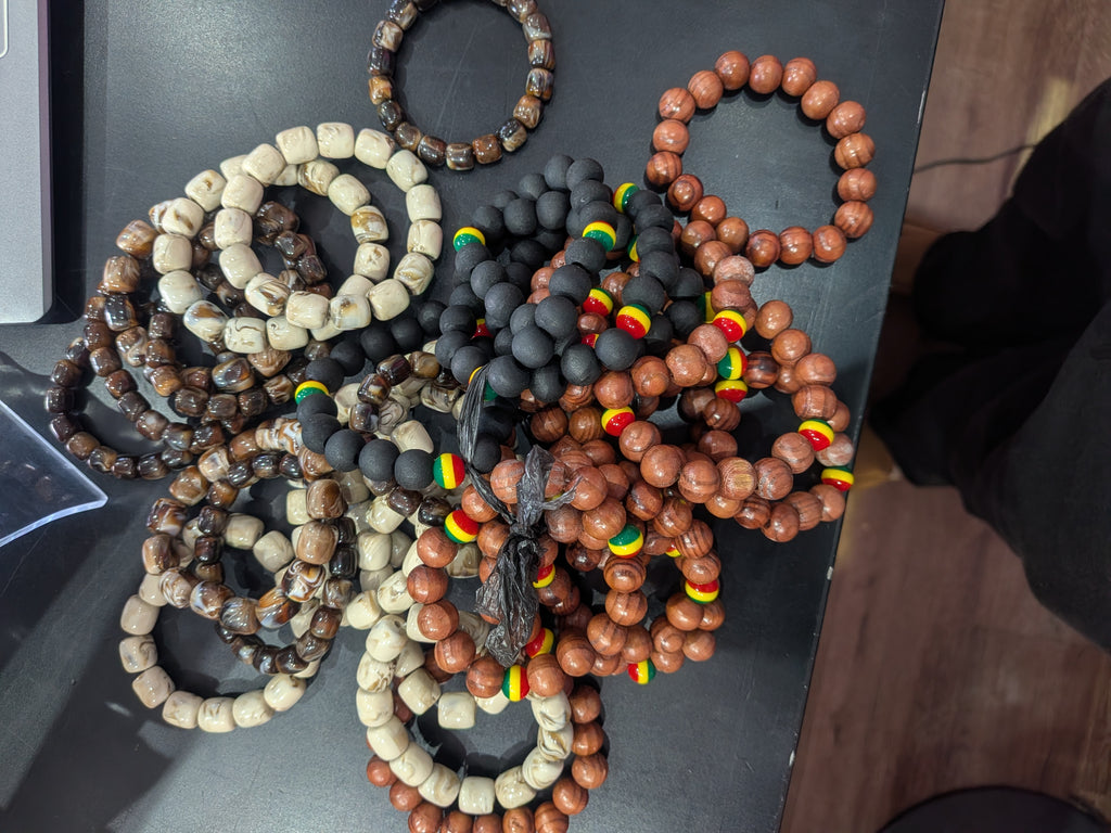 Mens African Assorted Beaded Bracelets Collection
