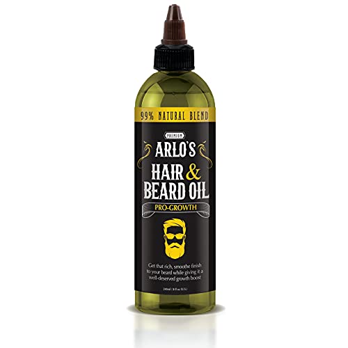 Arlo's Pro-Growth Hair and Beard Oil, 8 Oz. Pack of 1