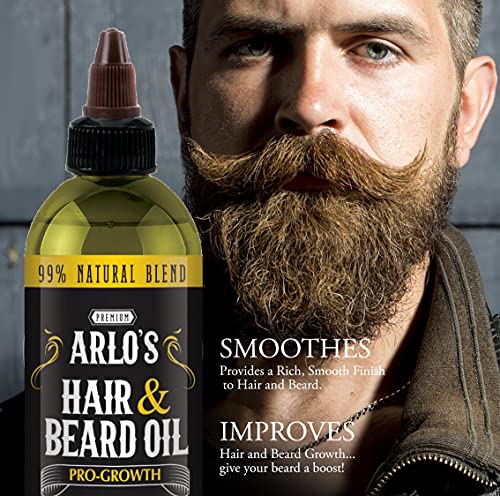 Arlo's Pro-Growth Hair and Beard Oil, 8 Oz. Pack of 1