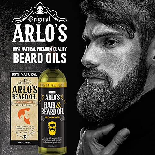 Arlo's Pro-Growth Hair and Beard Oil, 8 Oz. Pack of 1