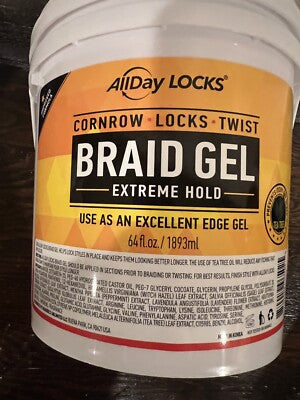 AllDay Braid Gel 64oz - Authentic, Free Shipping