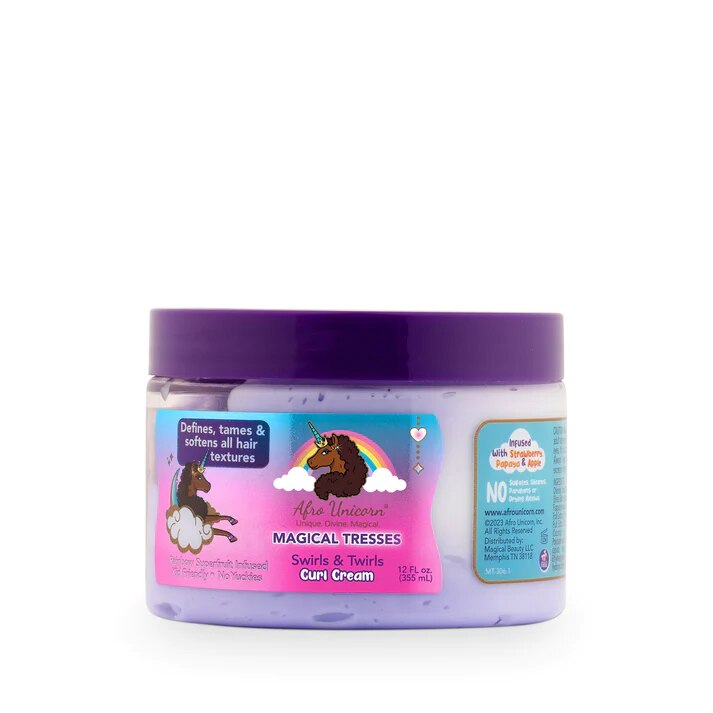 Afro Unicorn Swirls & Twirls Curl Cream 12 Fl Oz