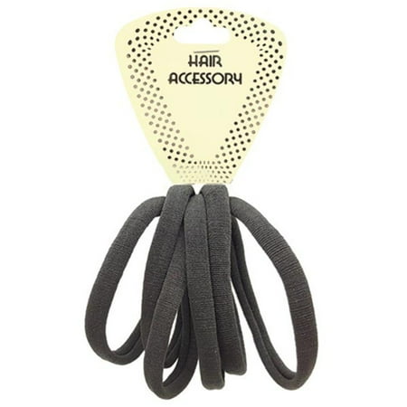 Magic Collection High Ponytail Holders 10PCs Black