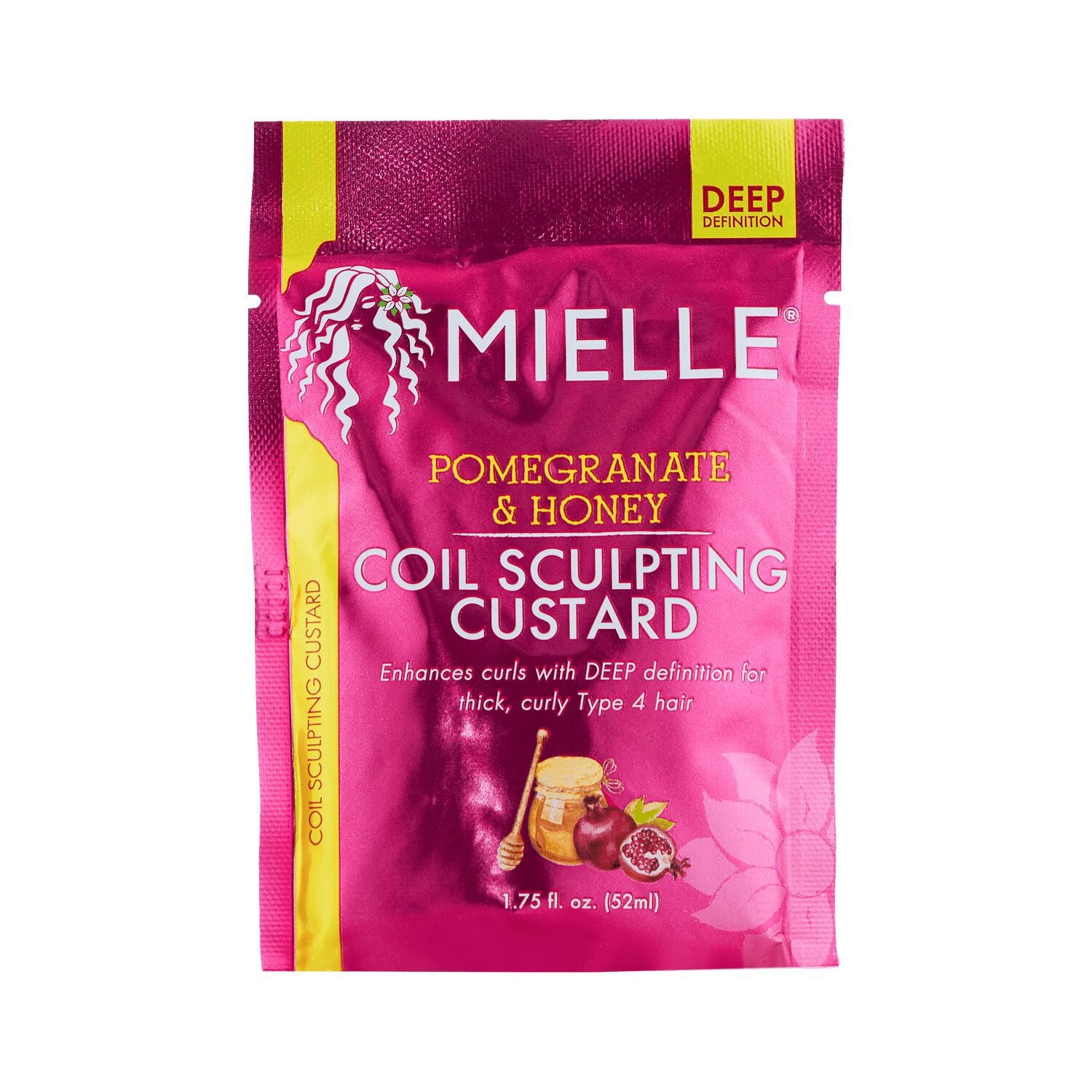 Mielle Pomegranate & Honey Coil Sculpting Custard 1.75 Fl Oz