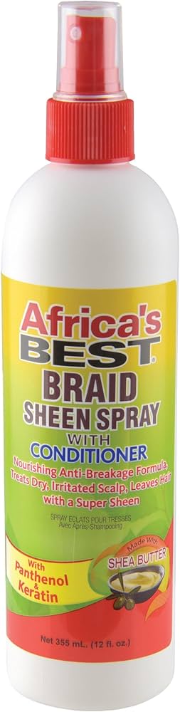 Africa's Best Braid Sheen Spray 12oz