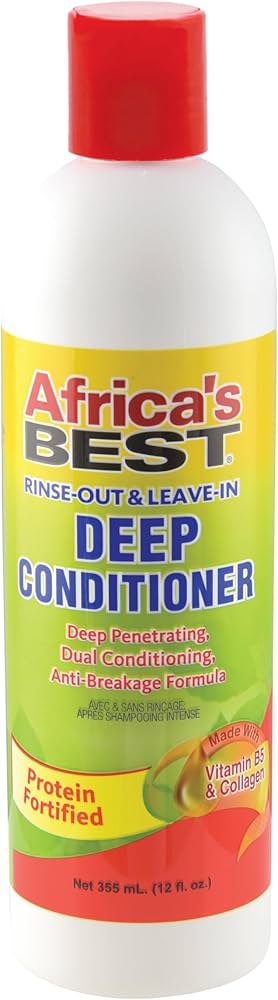 Africa's Best Deep Conditioner Rinse Out Leave-In 12oz