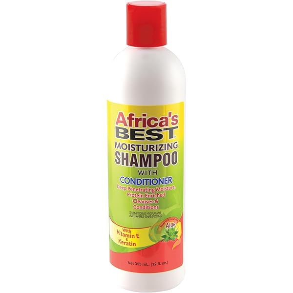 Africa's Best Moisturizing Shampoo with Conditioner, 12 Oz