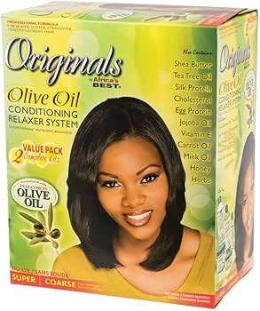 Africa's Best No-Lye Hair Relaxer Kit Regular Size