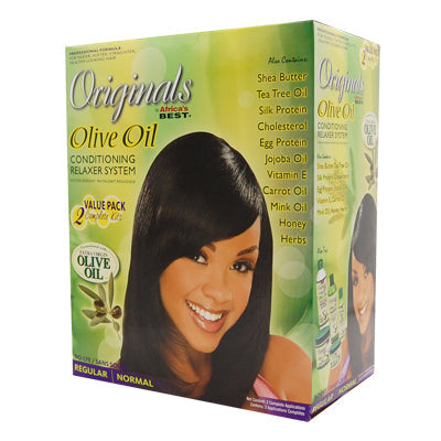 Africa's Best Olive Oil Relaxer Kit Regular