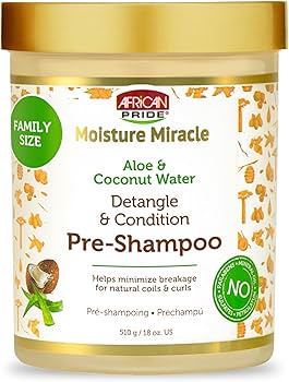 African Pride Moisture Miracle Pre-Shampoo, 12 Fl Oz