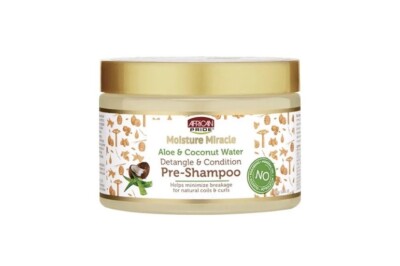 African Pride Moisture Miracle Pre-Shampoo, 12 Fl Oz