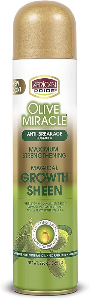 African Pride Olive Miracle Growth Oil, 8 oz.