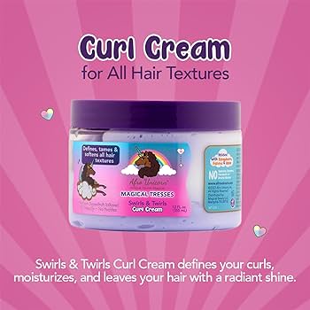 Afro Unicorn Swirls & Twirls Curl Cream 12 Fl Oz