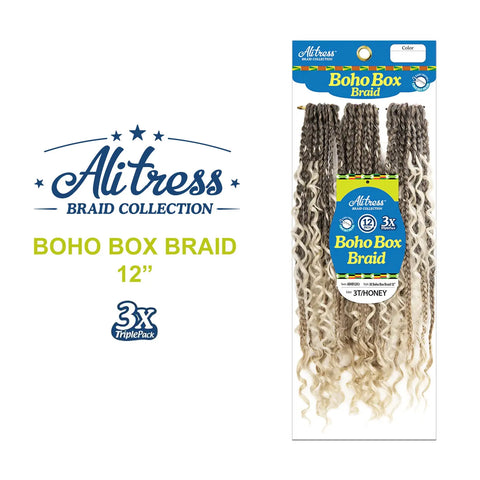 Alitress Boho Box Braid 12"
