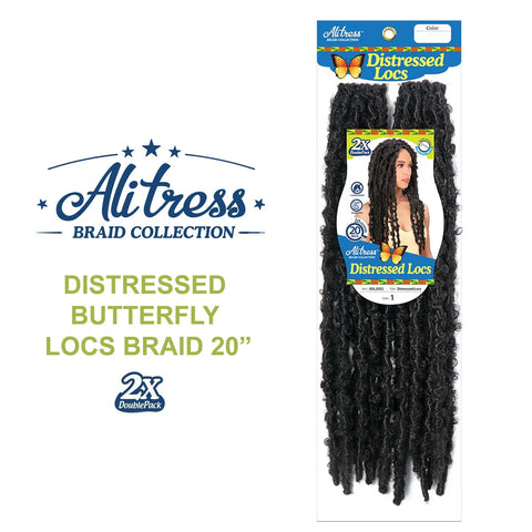 Alitress Distressed Locs 20" #1b