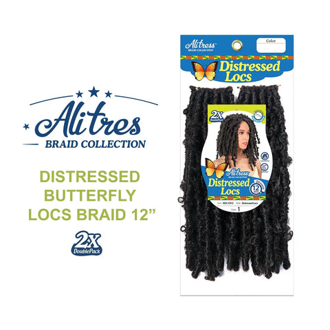 Alitress Distressed Locs 20" Pack #1