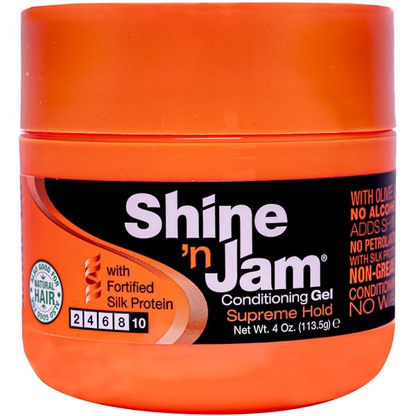 AmPro Shine-N-Jam Supreme Hold Gel, Large, Pack of 1