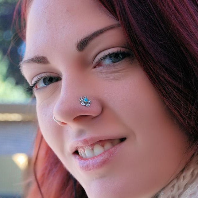 Ana Beauty Sterling Silver Nose Studs